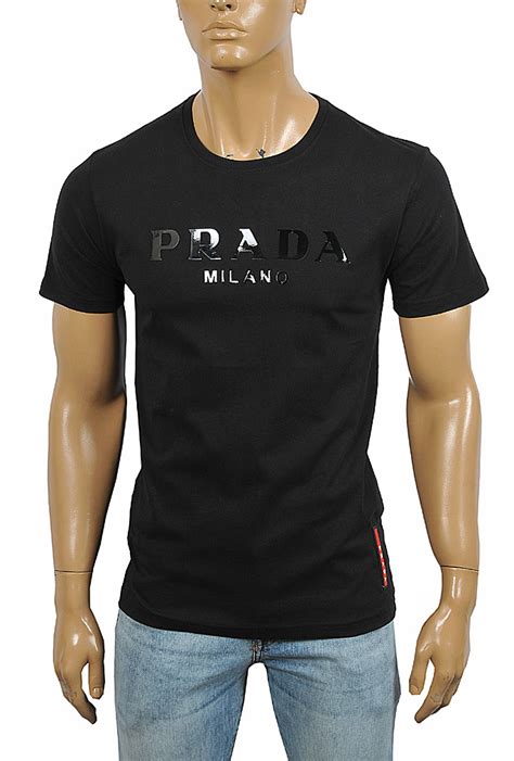 prada t-shirt for men|prada cettire men's shirt.